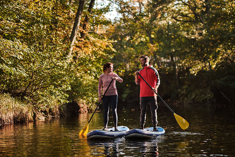 SUP i Suseån utanför Falkenberg SUP i Suseån utanför Falkenberg